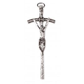 Metal papal cross 11 cm (4.3 inches)