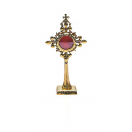 Bronze reliquary, gold-plated 19.5 cm (7.68 in)