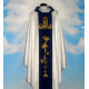 Chasuble, St. Mary's embroidered belt - silver color (7)