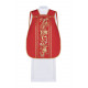 Roman chasuble embroidered IHS - liturgical colors (40)