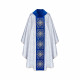 Marian chasuble embroidered - jacquard fabric (35)