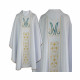 Marian chasuble embroidered - jacquard fabric (36)