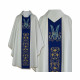Marian chasuble embroidered - jacquard fabric (37)