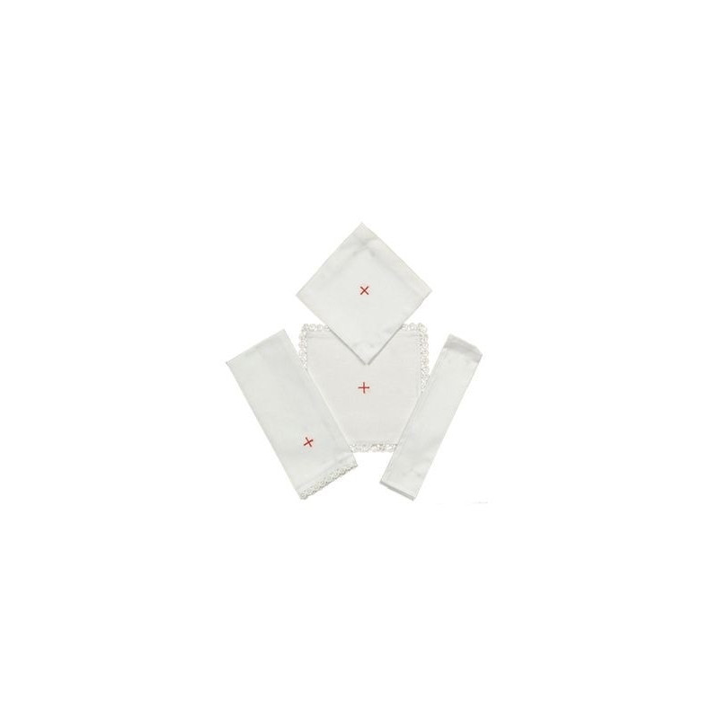 Chalice Linen Sets - red cross