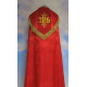 Cope IHS rosette embroidered  - liturgical colors (50A)