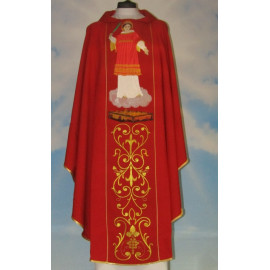 Chasuble with the image of St. Lawrence