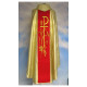 Golden chasuble embroidered Saint Christopher