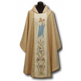 Embroidered chasuble Our Lady of the Rosary