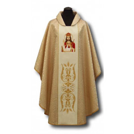 Embroidered chasuble Christ the King