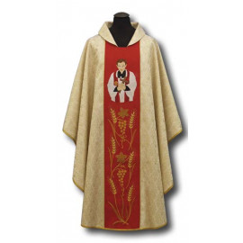 Chasuble with the image of  Fr. Jerzy Popieluszko (2)