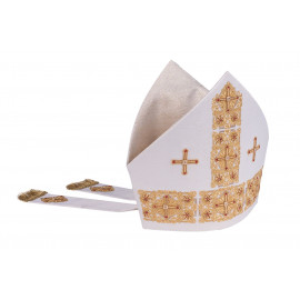 Gold embroidered mitre (17)