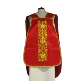 Roman chasuble red - IHS (59)