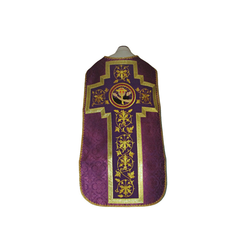 Roman chasuble with the symbol of the Franciscan (71)
