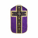 Roman chasuble IHS - liturgical colors, jacquard (33)