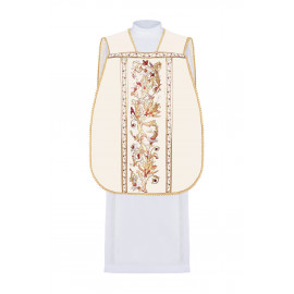 Roman chasuble embroidered Heart - liturgical colors (41)