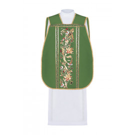 Roman chasuble embroidered chalice - liturgical colors (42)