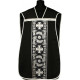 Roman chasuble black - elano-wool (1)