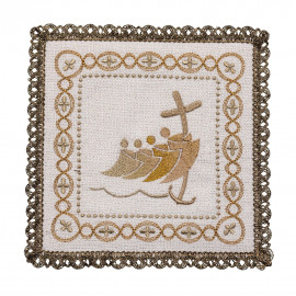 Chalice pall Jubilee 2025 (Peregrinantes in Spem) - LINEN