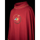 Embroidered red chasuble Peregrinantes in Spem (3) - JUBILEE ROME 2025