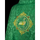 Embroidered green chasuble, Jubilee 2025 - Peregrinantes in Spem, Latin inscription (5)