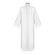 Clergy alb with pleats,stand-up collar (12)
