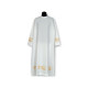 Clergy alb embroidered, stand-up collar (27)