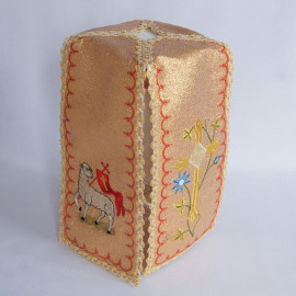 Ciborium veil gold - easter motif (9)