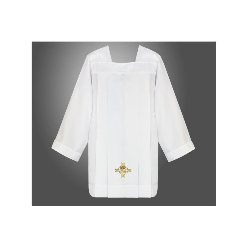 Surplice priests - gold embroidery Fish (2)