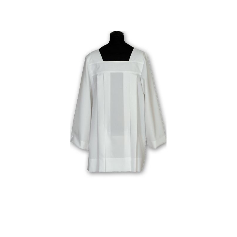 Clergy surplice - white georgette (3)