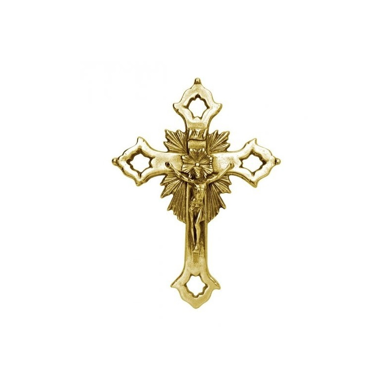 Decorative brass-chromed Cross (2)