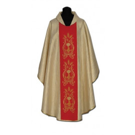 Golden embroidered chasuble (012)