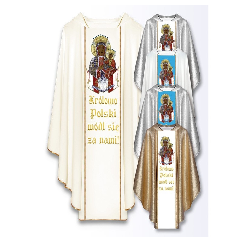 Marian chasuble Our Lady of Czestochowa (422)