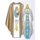Embroidered chasuble with MB Scapular