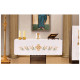 Altar tablecloth - embroidered Eucharistic symbol