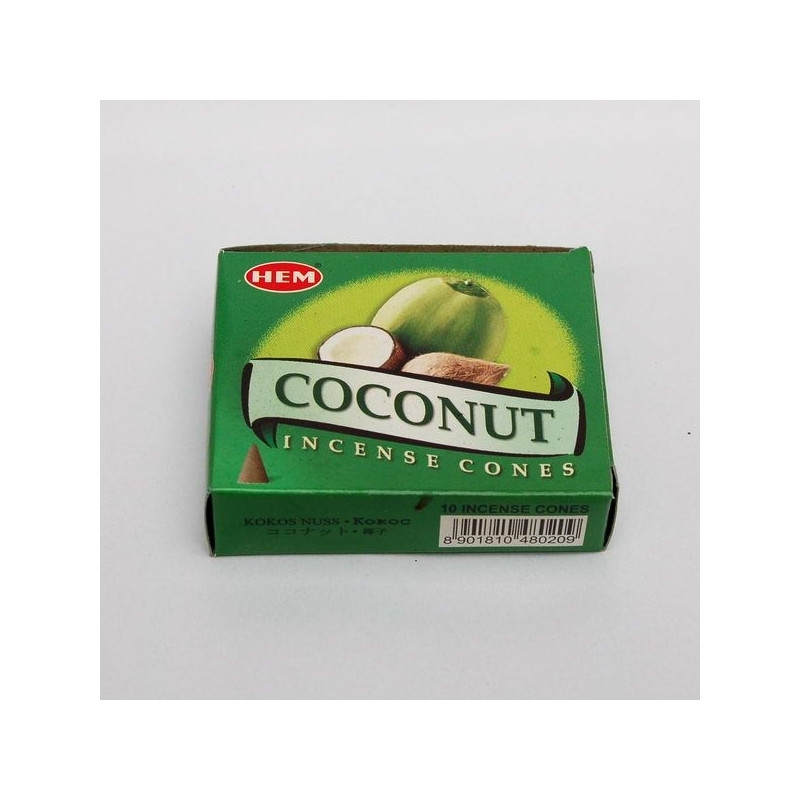 Incense cone - Coconut (10 cones)