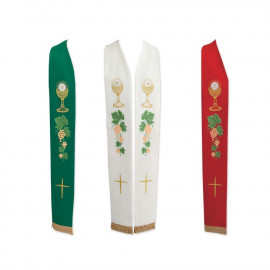 Eucharistic priest stole - 3 colors
