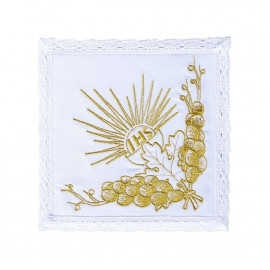 Chalice linen IHS chalice - gold embroidery