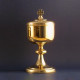 Gold plated ciborium