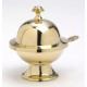 Set of golden thurible + boat (7)