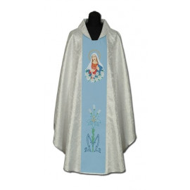 Embroidered chasuble Heart of the Mother of God