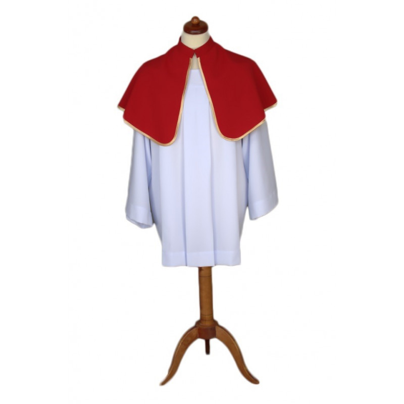 Altar Shoulder Capes (one-sided red)