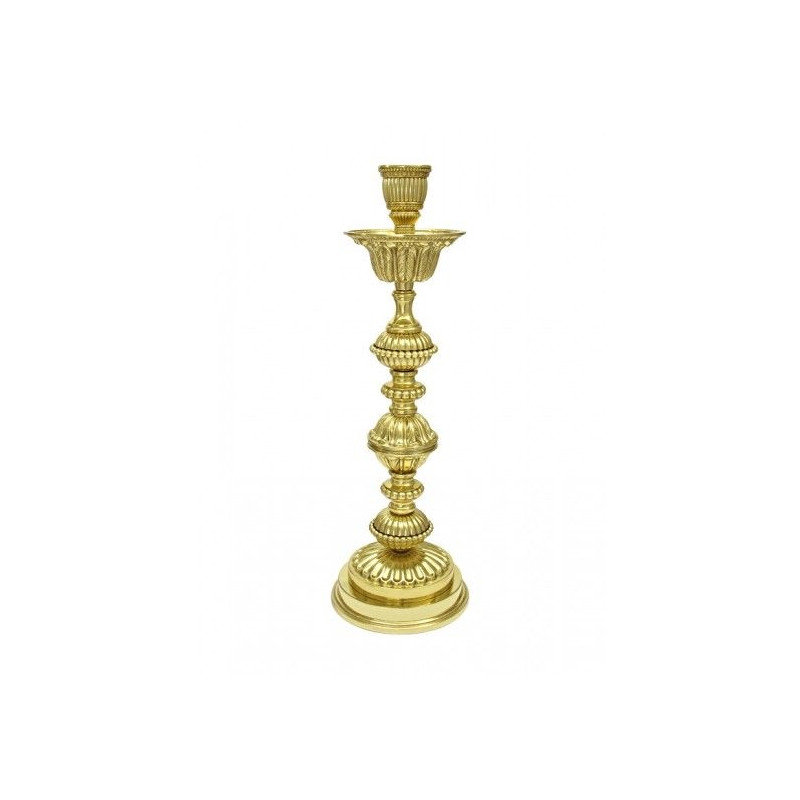 Brass candlestick 39 cm