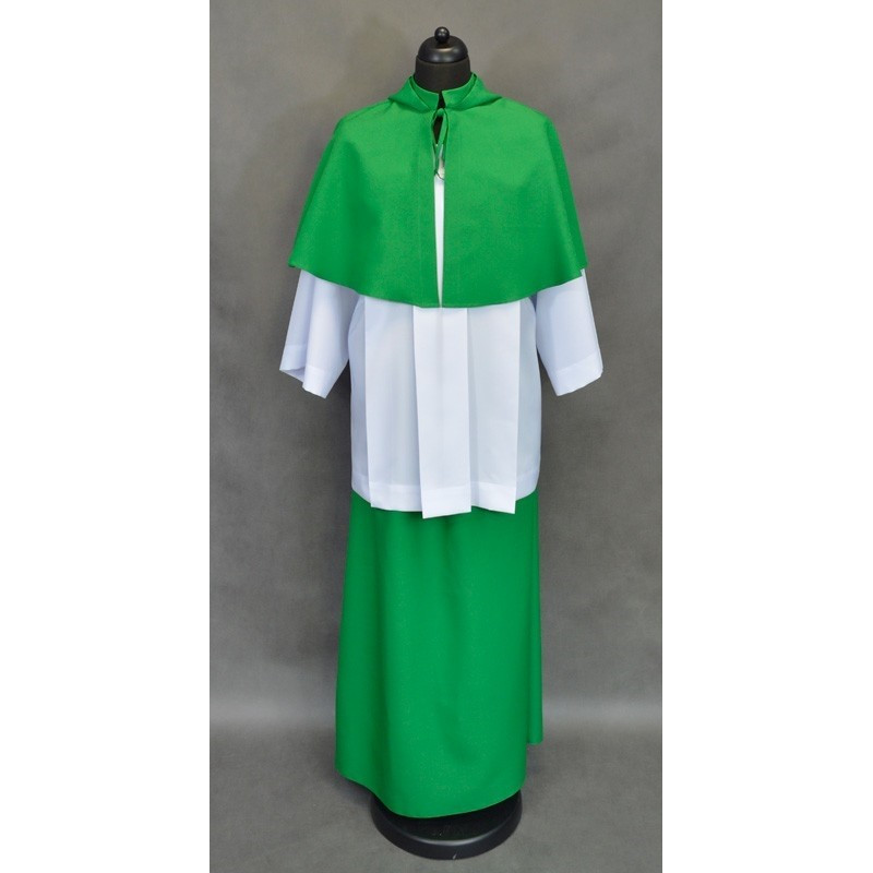 Green Altar Server Skirts + Capes