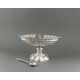 Silver plated brass boat 10 cm high