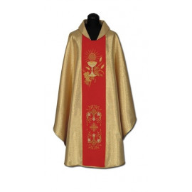 Golden embroidered chasuble (013)