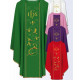 Chasuble with computer-embroidered belt (616)