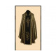 Richly embroidered black and gold chasuble (04A)