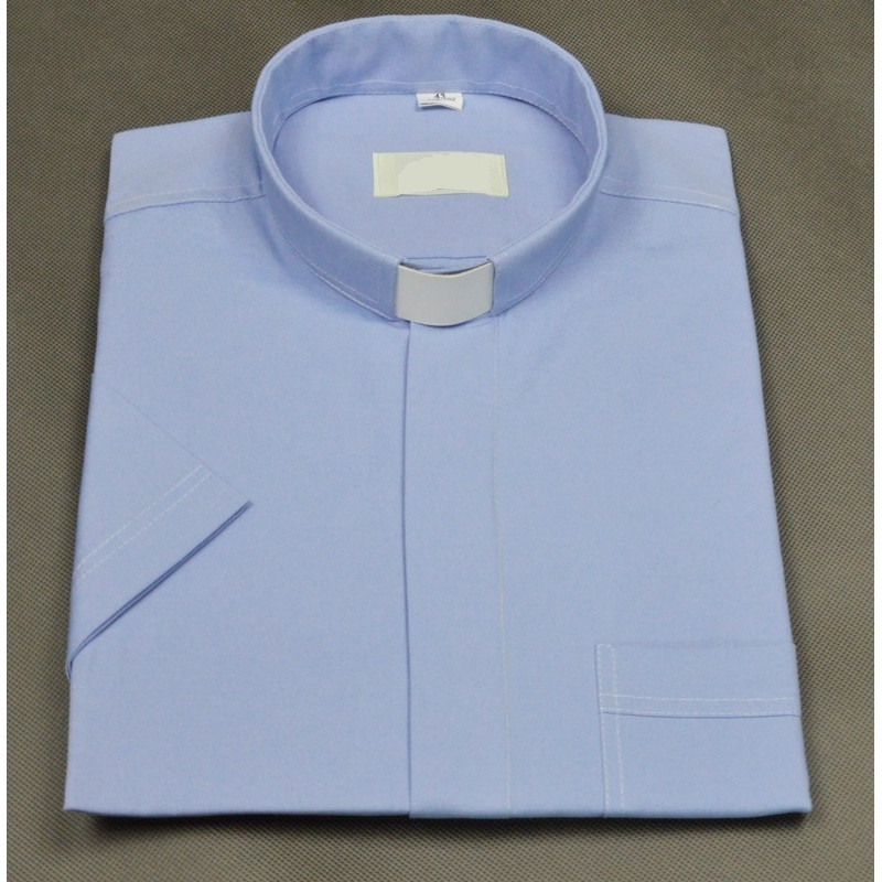 Clergy blue shirt