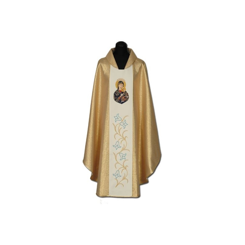 Embroidered chasuble MB of Perpetual Help