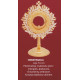 Gold plated monstrance height 31 cm (22)